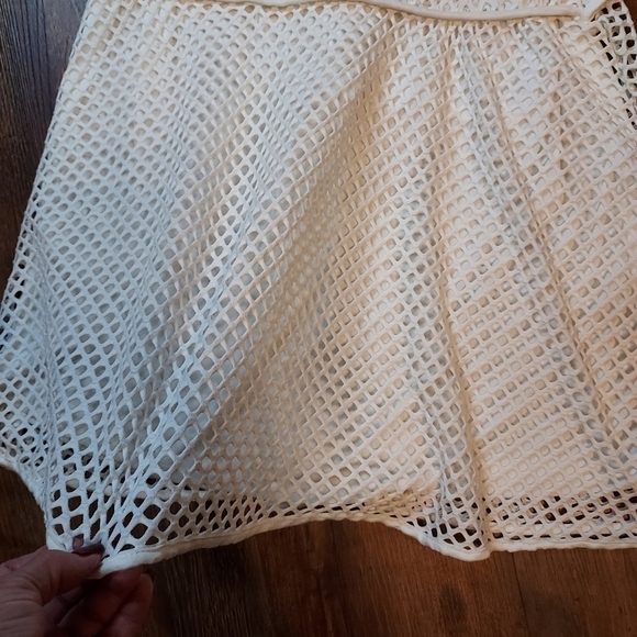 Cato size 2 knit dress fish net white dress - Picture 11 of 16